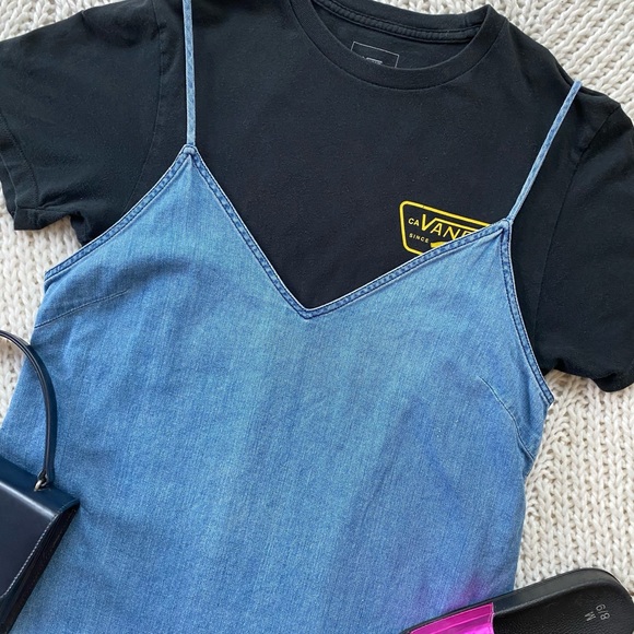 Wildfred denim slip dress - Picture 9 of 14